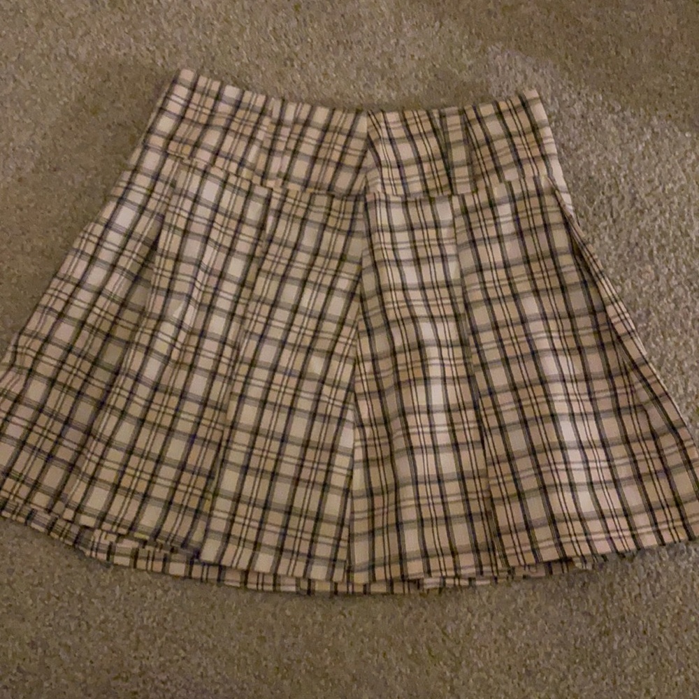 Cider high waisted Plaid skirt